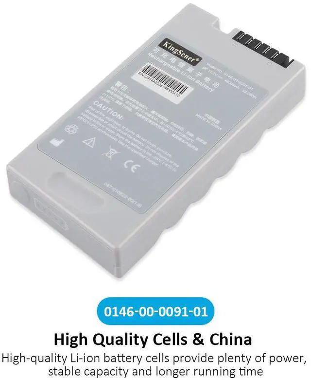 Alt view image 4 of 7 - KingSener Rechargeable Li-ion Battery 0146-00-0091-01 For Mindray DP-10 DP-20 DP-20Vet DP-30Vet DP-30 V12 V21 Series medical device battery