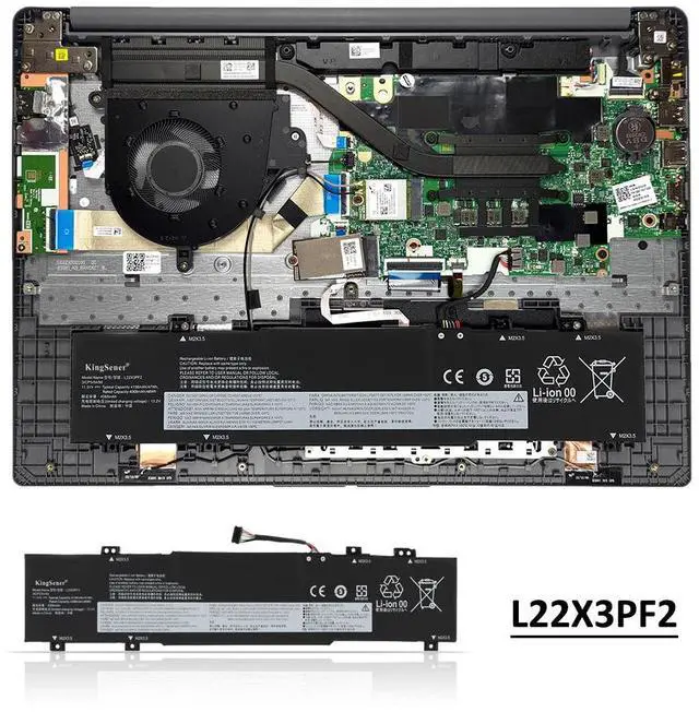 Alt view image 7 of 7 - KingSener L22X3PF2 Laptop Battery For Lenovo IdeaPad Slim 3 (16", 2023) For Lenovo V14 V15 G4 AMN Series L22B3PF2 L22D3PF2 L22M3PF2 L22C3PF2