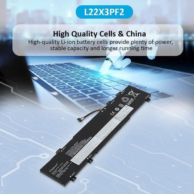 Alt view image 6 of 7 - KingSener L22X3PF2 Laptop Battery For Lenovo IdeaPad Slim 3 (16", 2023) For Lenovo V14 V15 G4 AMN Series L22B3PF2 L22D3PF2 L22M3PF2 L22C3PF2