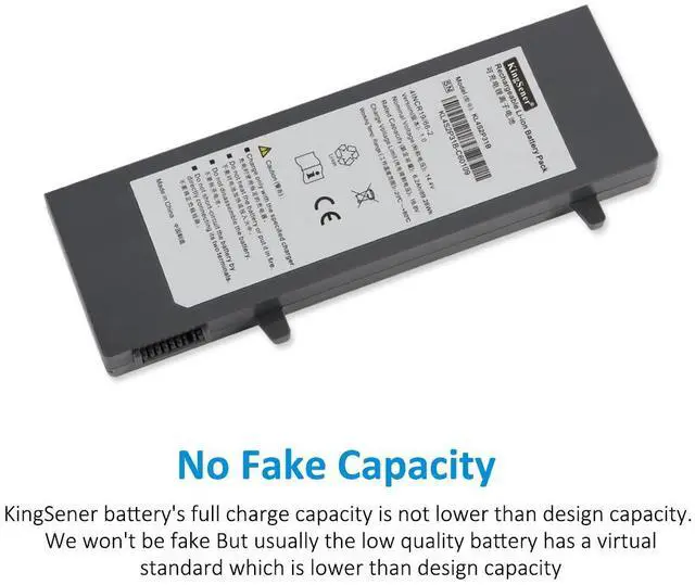 Alt view image 2 of 7 - KingSener KL4S2P31B For SonoScape 41CR18/65-2 E2 E3 E1 Exp X1 X3 Ultrasound System Battery 14.4V 6.2Ah