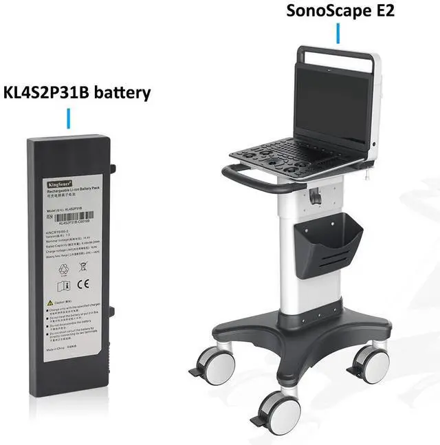 Alt view image 7 of 7 - KingSener KL4S2P31B For SonoScape 41CR18/65-2 E2 E3 E1 Exp X1 X3 Ultrasound System Battery 14.4V 6.2Ah