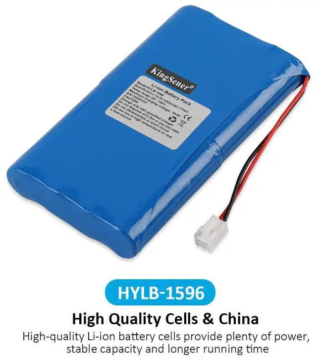 Alt view image 4 of 7 - KingSener HYLB-1596 Battery For Biocare IE12 IE12A 5200mAh