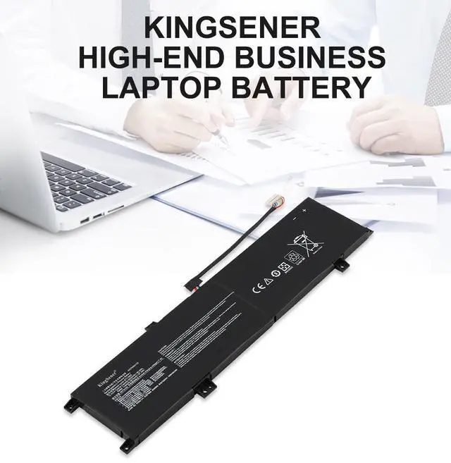 Alt view image 2 of 7 - KingSener 90Wh BTY-M55 Laptop Battery For MSI Alpha 15 A4DEK B5EEK B5EX 17 B5EEK Pulse 15 B13VFK B13VGK Katana GF66 11UG Pulse GL66 GL76 12UGK 12UGSZOK 12UGSZK 12UGOK