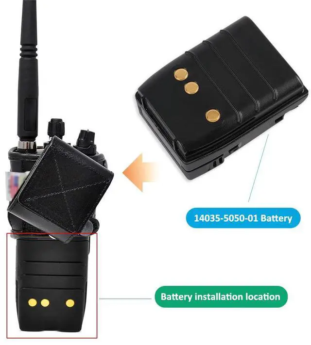 Alt view image 6 of 7 - KingSener14035-5050-01 14035-5050-02 XL-PA4M Li-lon Rechargeable Battery For L3Harris XL-200P XL-185P XL-150P