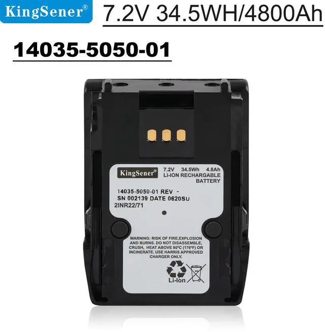 Alt view image 7 of 7 - KingSener14035-5050-01 14035-5050-02 XL-PA4M Li-lon Rechargeable Battery For L3Harris XL-200P XL-185P XL-150P