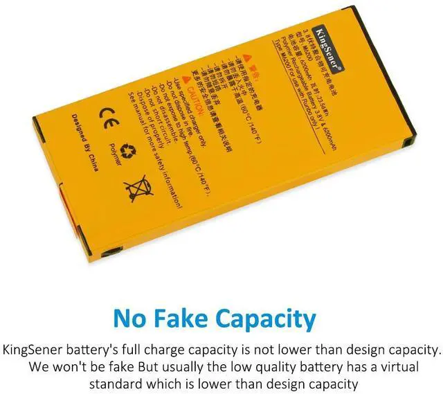 Alt view image 2 of 7 - KingSener M6200 Li-lon Rechargeable Battery For Runbo M1 DMR Waterproof 4G Zello PTT Smart phone and Walkie Talkie