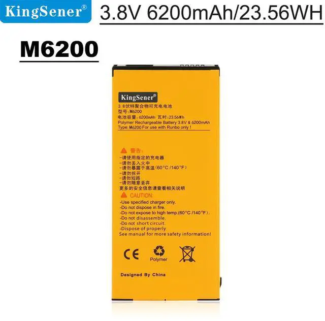 Main image of KingSener M6200 Li-lon Rechargeable Battery For Runbo M1 DMR Waterproof 4G Zello PTT Smart phone and Walkie Talkie