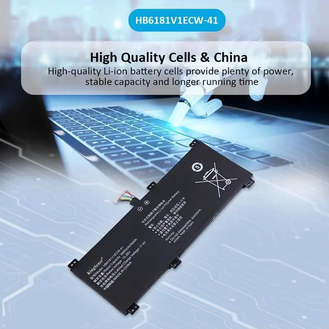 Alt view image 7 of 7 - KingSener HB6181V1ECW-41 Laptop battery For HUAWEI Honor MagicBook 16 HYM-W56