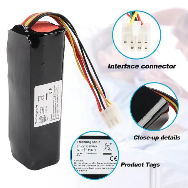 Alt view image 4 of 7 - KingSener 1043572 4.4Ah Ventilator Batteries For Trilogy 202 Trilogy 100 41cr19/65-2 1113779 100 200 O2 1055806 1043572