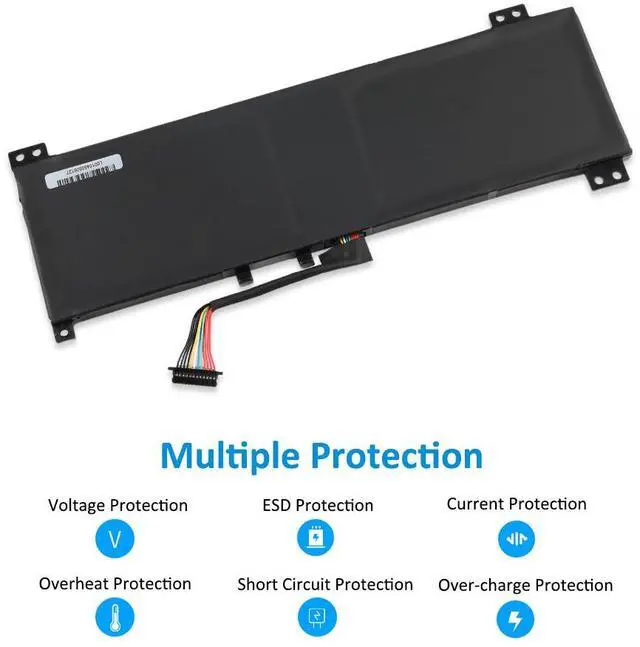 Alt view image 3 of 7 - KingSener L20C4PC0 Laptop Battery For Lenovo Legion 5-15ACH6 5-15ACH6A