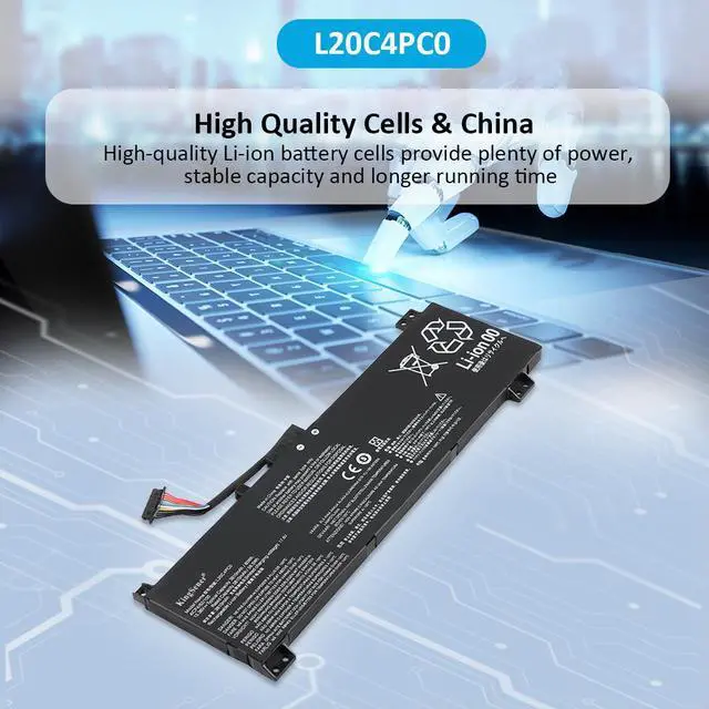 Alt view image 7 of 7 - KingSener L20C4PC0 Laptop Battery For Lenovo Legion 5-15ACH6 5-15ACH6A