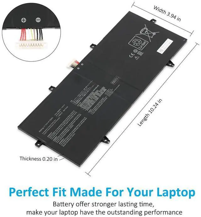 Alt view image 5 of 7 - KingSener C22N2107 75WH Laptop Battery For Asus ZenBook 14 OLED UX3402