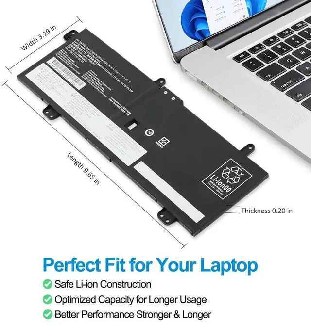 Alt view image 5 of 7 - KingSener FPB0357 Laptop Battery For Fujitsu FMV LIFEBOOK CH75/E3 Series