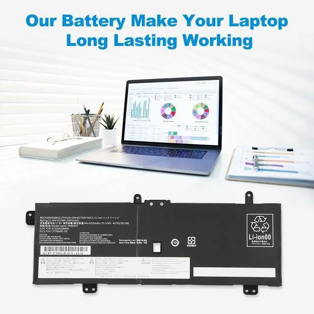 Alt view image 4 of 7 - KingSener FPB0357 Laptop Battery For Fujitsu FMV LIFEBOOK CH75/E3 Series