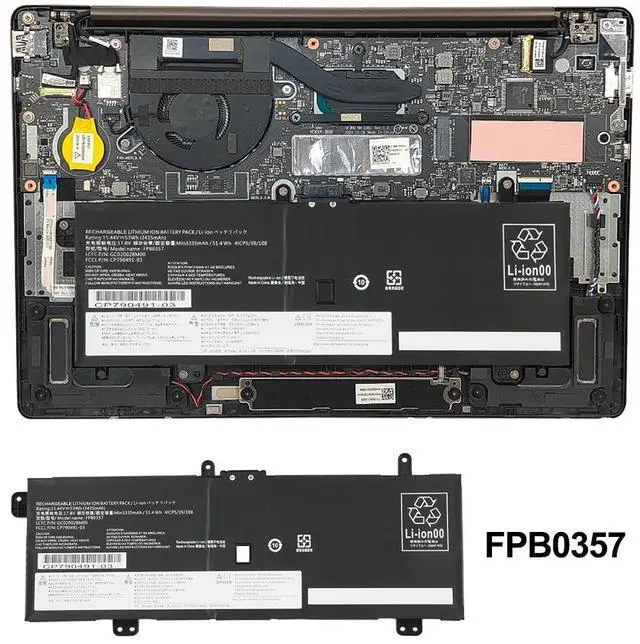 Alt view image 7 of 7 - KingSener FPB0357 Laptop Battery For Fujitsu FMV LIFEBOOK CH75/E3 Series