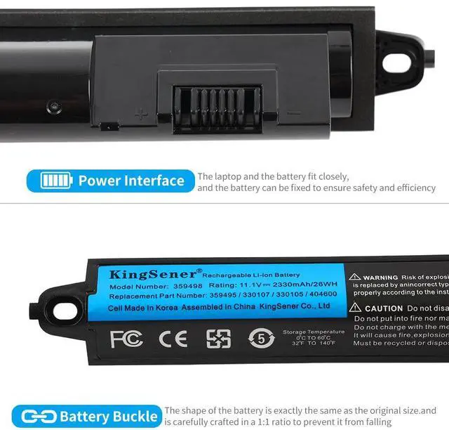 Alt view image 6 of 7 - KingSener 359498 speak battery For Bose SoundLink III bluetooth Audio 330107 359498 330107A 359495 2330mAh/26WH