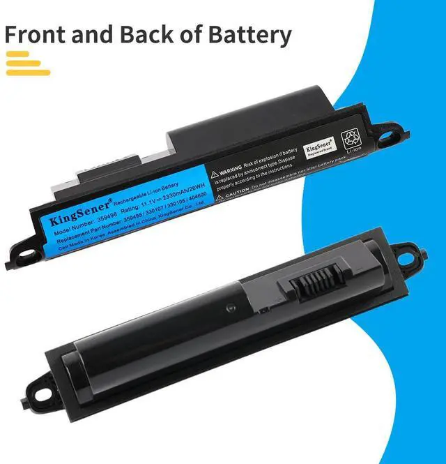 Alt view image 7 of 7 - KingSener 359498 speak battery For Bose SoundLink III bluetooth Audio 330107 359498 330107A 359495 2330mAh/26WH