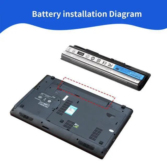 Alt view image 5 of 7 - KingSener 6800mAh 75WH BTY-S14 Laptop battery For Laptop Battery GE70 GE60 FX720 GE620 GE620DX GE70 A6500 CR41 CR61 FR720 CX70 FX700