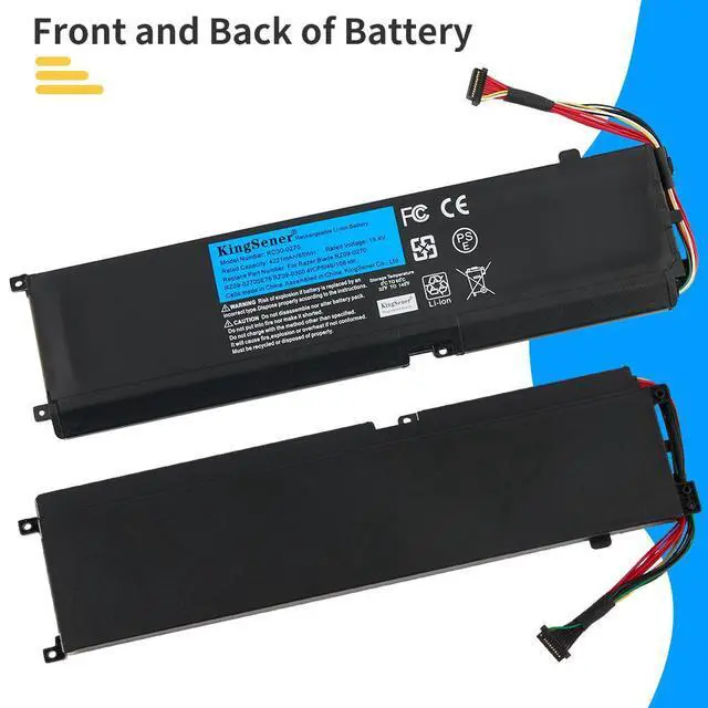 Alt view image 7 of 7 - Kingsener RC30-0270 Notebook Replacement Laptop Battery for Razer Blade 15 Base Stealth 2018 Series Notebook RZ09-03006 RZ09-0270 RZ09-02705E75-R3U1