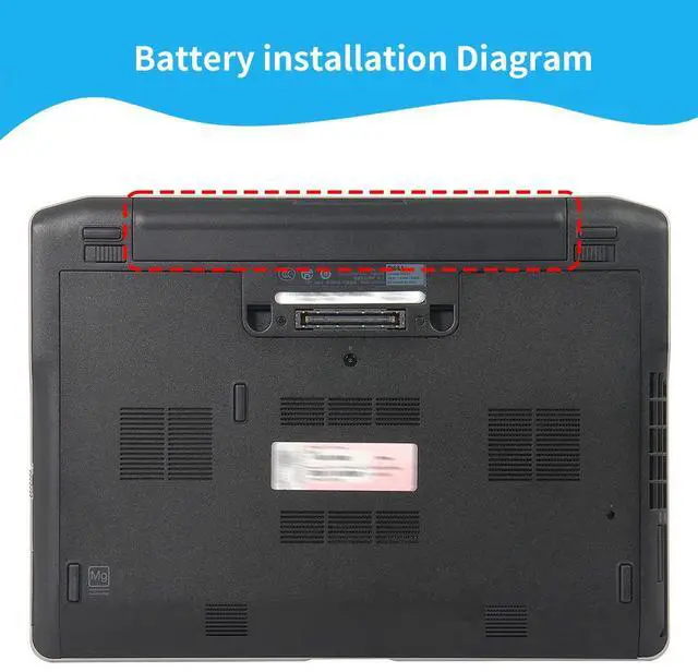 Alt view image 6 of 7 - KingSener Korea Cell 11.1V 32WH 7FF1K Notebook Laptop Battery For DELL E6320 E6330 E6220 E6230 E6120 FRR0G KJ321 K4CP5 J79X4 P7VRH RFJMW Replacement