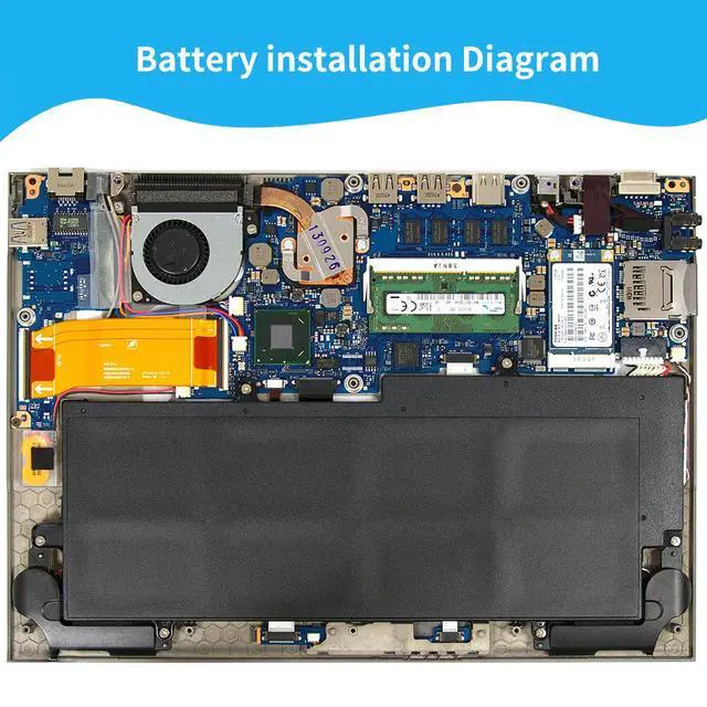 Alt view image 6 of 7 - KingSener PA5013U-1BRS PA5013U Laptop Battery Notebook Batteries for Toshiba Portege Z830 Z835 Z930 Z935 Ultrabook PA5013 14.8V 3060mAh Free Tool