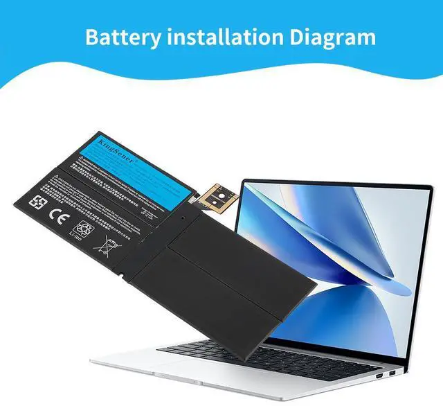 Alt view image 6 of 7 - Kingsener G3HTA038H DYNM02 Laptop Battery for Microsoft Surface Pro 5 1796 Series Tablet 7.57V 45Wh/5940mAh