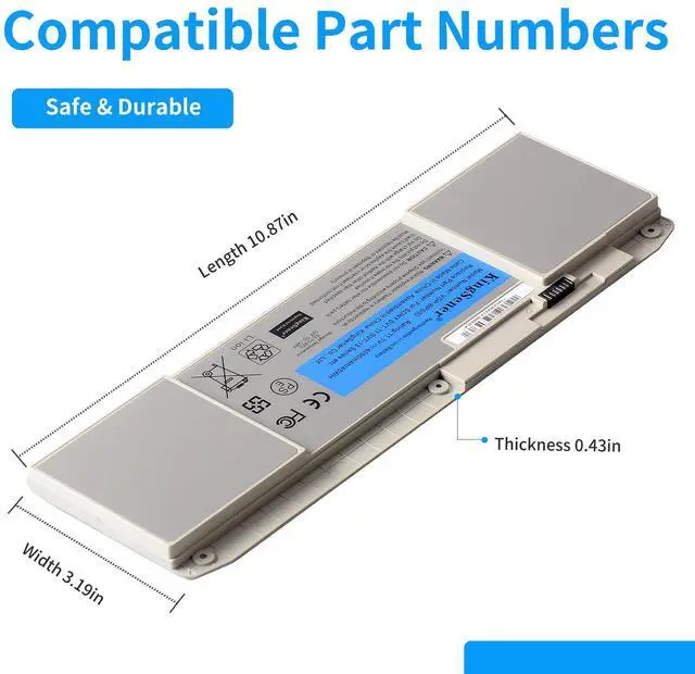 Alt view image 2 of 7 - KingSener VGP-BPS30 Laptop Battery For SONY SVT11 SVT13 T11 T13 SVT131 SVT131A11T SV-T1115FD SV-T1113FGS SV-T1115FG SV-T13117ECS BPS30 11.1V 4050mAh