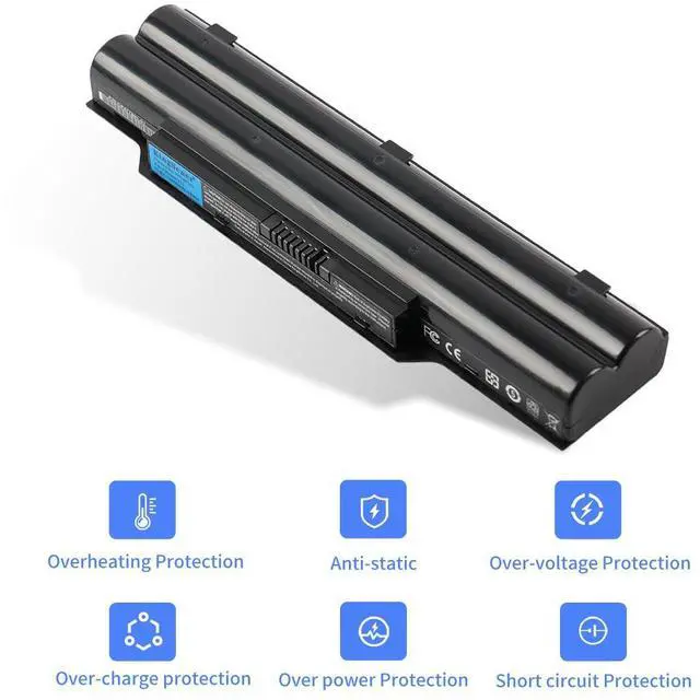 Alt view image 5 of 7 - KingSener Japanese Cell FPCBP331 Laptop Battery for Fujitsu LifeBook A532 AH512 AH532 AH532/GFX FPCBP331 FMVNBP213 FPCBP347AP 4400mAh Notebook Replacement