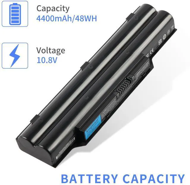 Alt view image 6 of 7 - KingSener Japanese Cell FPCBP331 Laptop Battery for Fujitsu LifeBook A532 AH512 AH532 AH532/GFX FPCBP331 FMVNBP213 FPCBP347AP 4400mAh Notebook Replacement