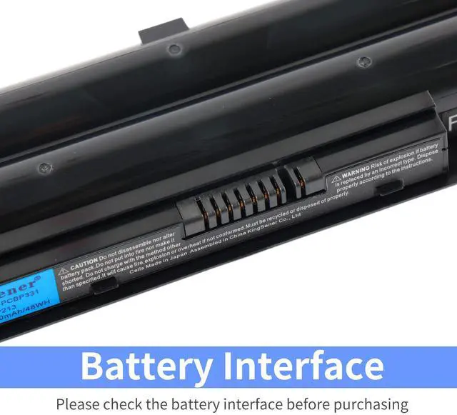 Alt view image 4 of 7 - KingSener Japanese Cell FPCBP331 Laptop Battery for Fujitsu LifeBook A532 AH512 AH532 AH532/GFX FPCBP331 FMVNBP213 FPCBP347AP 4400mAh Notebook Replacement