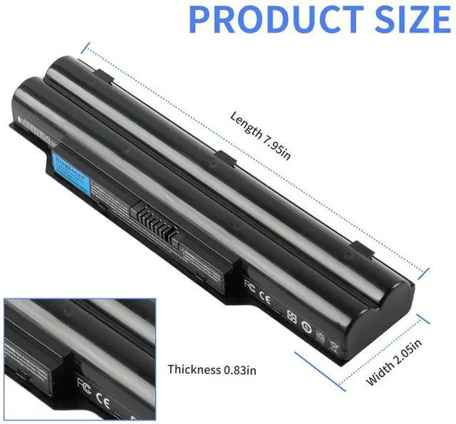 Alt view image 2 of 7 - KingSener Japanese Cell FPCBP331 Laptop Battery for Fujitsu LifeBook A532 AH512 AH532 AH532/GFX FPCBP331 FMVNBP213 FPCBP347AP 4400mAh Notebook Replacement