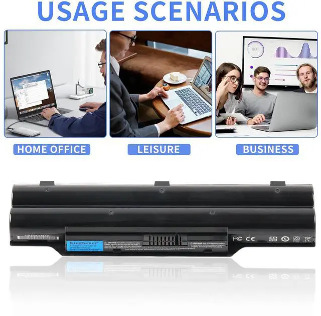 Alt view image 3 of 7 - KingSener Japanese Cell FPCBP331 Laptop Battery for Fujitsu LifeBook A532 AH512 AH532 AH532/GFX FPCBP331 FMVNBP213 FPCBP347AP 4400mAh Notebook Replacement