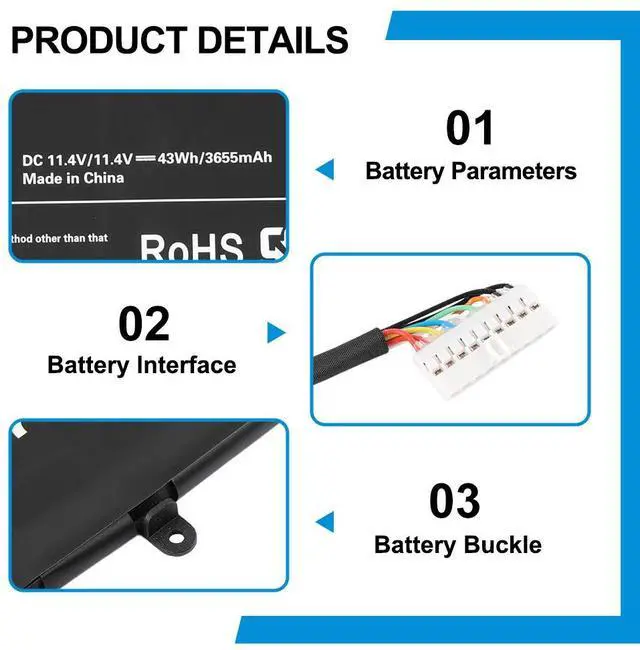 Alt view image 6 of 7 - KingSener PA5242U-1BRS Laptop Battery For Toshiba Satellite Radius 12 P20W