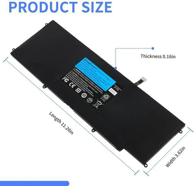 Alt view image 2 of 7 - Kingsener RC30-0196 HAZEL Laptop Battery for Razer Blade Stealth 2016 v2 i7-7500U I7-8550u RZ09-0239 RZ09-0168 RZ09-01962E12 RZ09-01962E52 RZ09-01962E53 RZ09-01962W10 RZ09-02393E32-R3U1 RZ09-01962E20