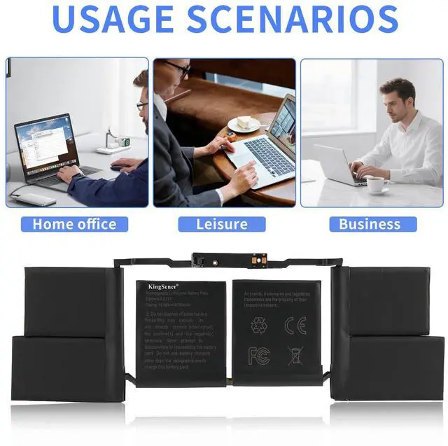 Alt view image 3 of 7 - Kingsener A2113 Laptop Battery For MacBook Pro Retina 16'' A2141 2019 Year Version EMC 3347 BTO/CTO MVVJ2xx/A MVVK2xx/A MVVL2xx/A MVVM2xx/A
MVVL2LL/A MVVM2LL/A MVVJ2LL/A MVVK2LL/A MVVJ2B/A MVVL2BZ/A