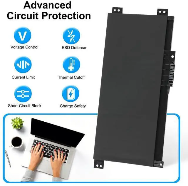Alt view image 3 of 6 - Kingsener SQU-1711 Laptop Battery For ThundeRobot 911 Air 911ME 911MT 911S G7000M G8000M SQU-1718