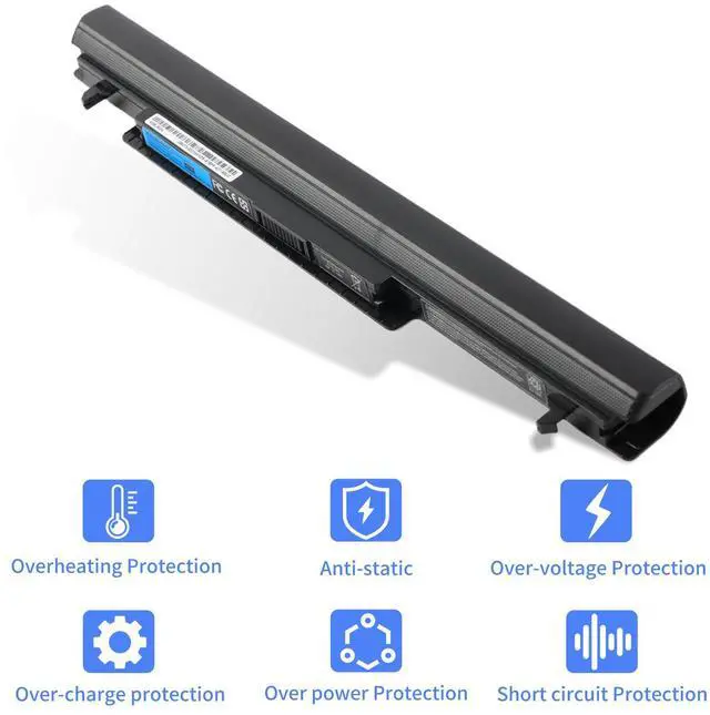 Alt view image 5 of 7 - KingSener 44WH A41-K56 Laptop Battery For Asus A56 A46 K56 K56C K56CA K56CM K46 K46C 
K46CA K46CM S56 S46C