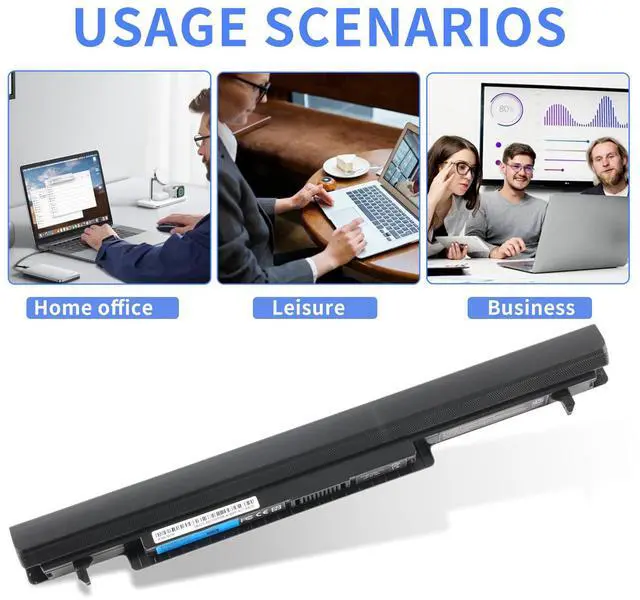 Alt view image 3 of 7 - KingSener 44WH A41-K56 Laptop Battery For Asus A56 A46 K56 K56C K56CA K56CM K46 K46C 
K46CA K46CM S56 S46C