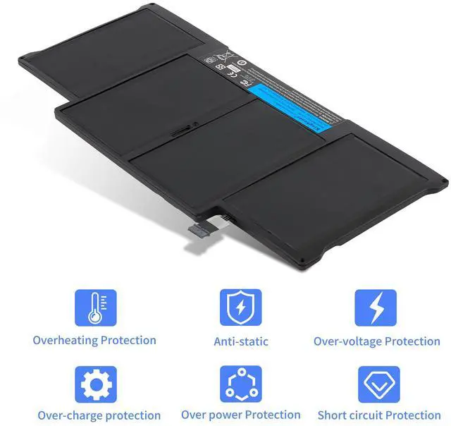 Alt view image 5 of 7 - KingSener New Laptop Battery A1496 For Apple MacBook Air 13" A1466 2013/2014/2015 A1496 MD760LL/A MD761CH/A 7.6V 7150mAh