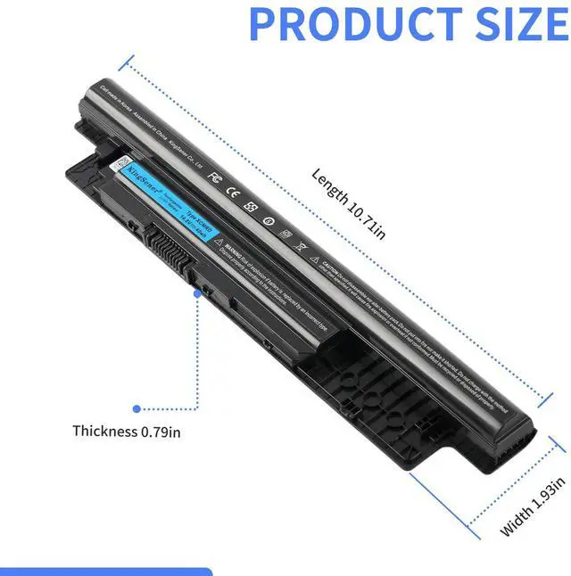 Alt view image 2 of 7 - KingSener 2800mAh 40WH XCMRD Laptop Battery for DELL Inspiron 3421 3721 5421 5521 5721 3521 5537 Vostro 2421 2521 Notebook battery
