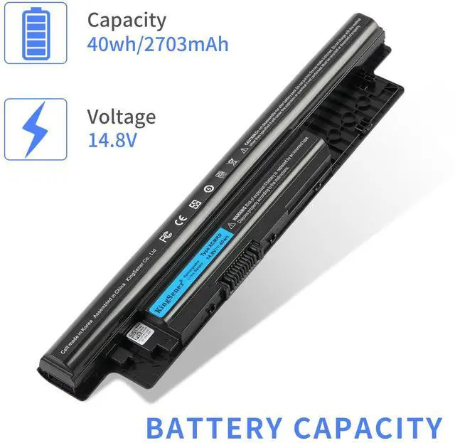 Alt view image 6 of 7 - KingSener 2800mAh 40WH XCMRD Laptop Battery for DELL Inspiron 3421 3721 5421 5521 5721 3521 5537 Vostro 2421 2521 Notebook battery