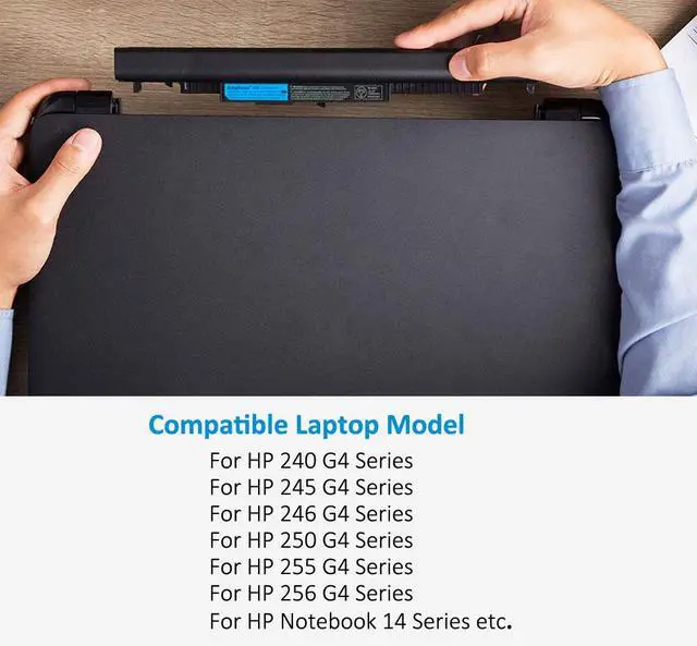 Alt view image 7 of 7 - Kingsener Laptop Battery HS04 HS03 for HP 240 245 246 250 256 G4, HP Notebook 14 15, HP 807956-001 807957-001 807612-421 HSTNN-LB6U HSTNN-LB6V N2L85AA 807611-421 807611-131
