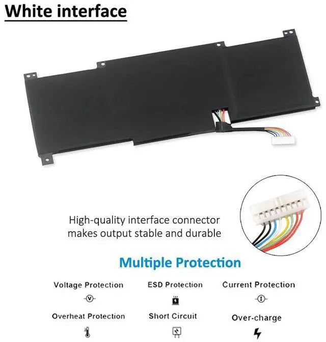Alt view image 3 of 6 - Kingsener BTY-M491 Laptop Battery For MSI Modern 15 A10RB/ 15 A10RB-041TW/15 A10RB-033CN /15 A10RB-034CN /15 A10M-035CN 4600mAh/52.4WH