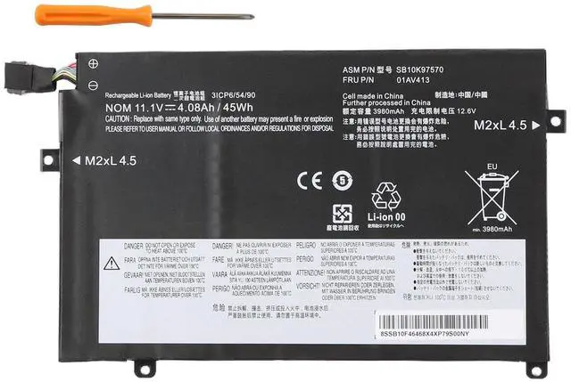 Main image of Kingsener Laptop Battery For Lenovo ThinkPad E470 E470C E475 SB10K97568 SB10K97569 SB10K97570 01AV413 01AV411 01AV412