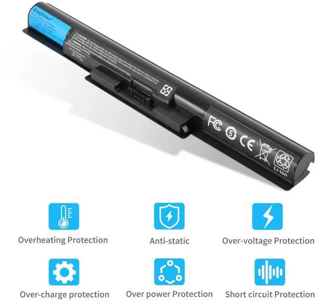 Alt view image 5 of 7 - KingSener VGP-BPS35A Laptop Battery For Sony BPS35 VGP-BPS35 For VAIO Fit 14E VAIO Fit 15E Series SVF1421X2EB SVF15217SC 2670mAh 40WH