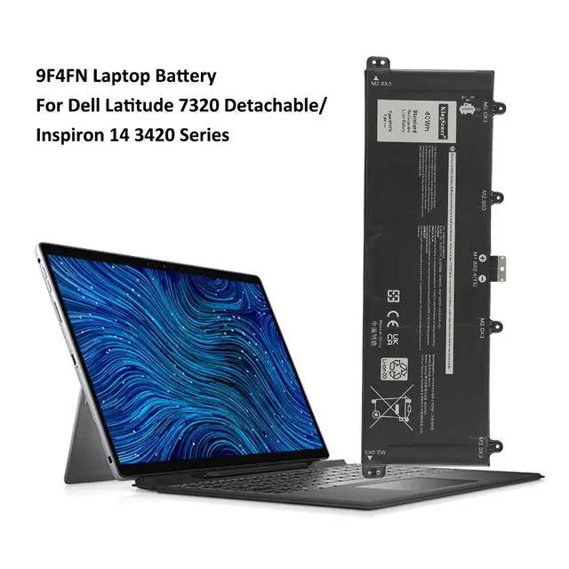 Alt view image 7 of 7 - KingSener 9F4FN Replacement Battery For Dell Latitude 3420 Series 7.6V 40WH/5000mAh