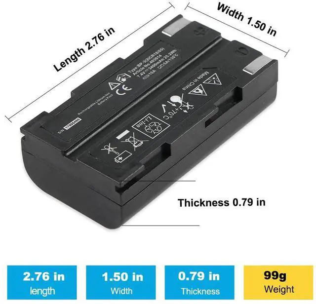 Alt view image 3 of 6 - KingSener BP-3 Battery For Stonex S3 S8 S9 And UniStrong G970 RTK GPS GNSS