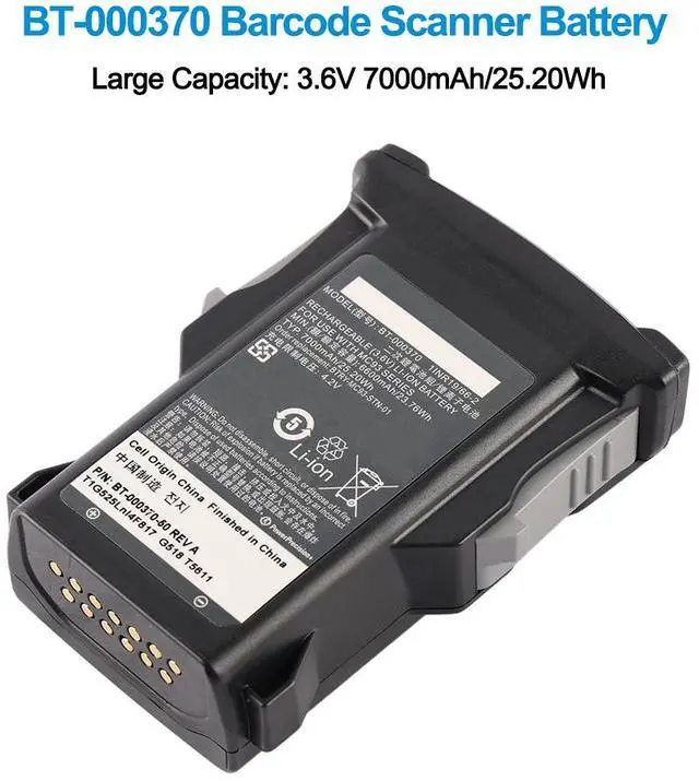 Alt view image 2 of 7 - KingSener BT-000370 BTRY-MC93-STN-01 Battery for Zebra MC93 MC9300 Mobile Computer 7000mAh