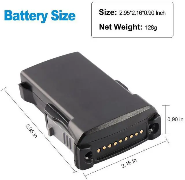 Alt view image 3 of 7 - KingSener BT-000370 BTRY-MC93-STN-01 Battery for Zebra MC93 MC9300 Mobile Computer 7000mAh