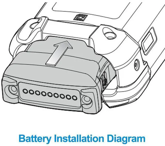Alt view image 7 of 7 - KingSener BT-000370 BTRY-MC93-STN-01 Battery for Zebra MC93 MC9300 Mobile Computer 7000mAh